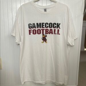 University of South Carolina Gamecock Football White T-Shirt